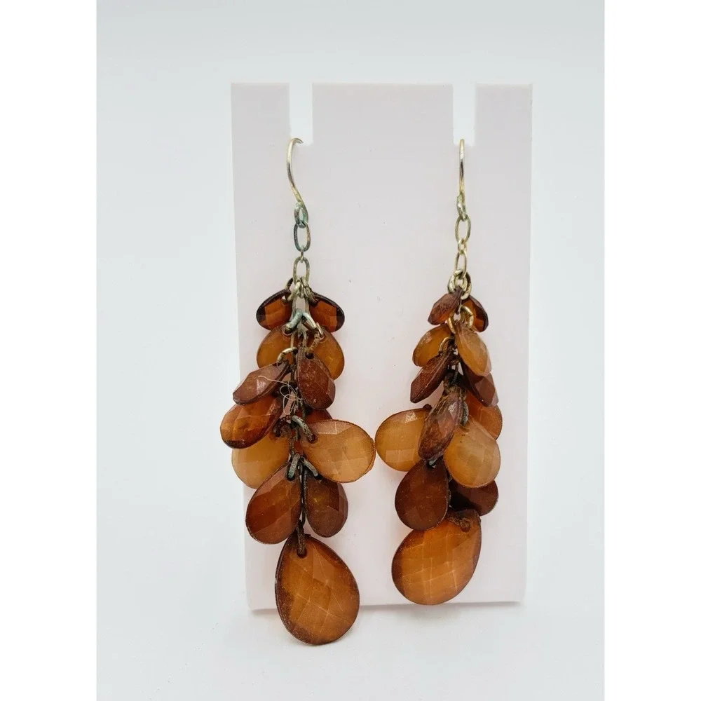 Boho‎ Festival Jewelry Set Coachella Statement Necklace Earrings Bracelets Amber
